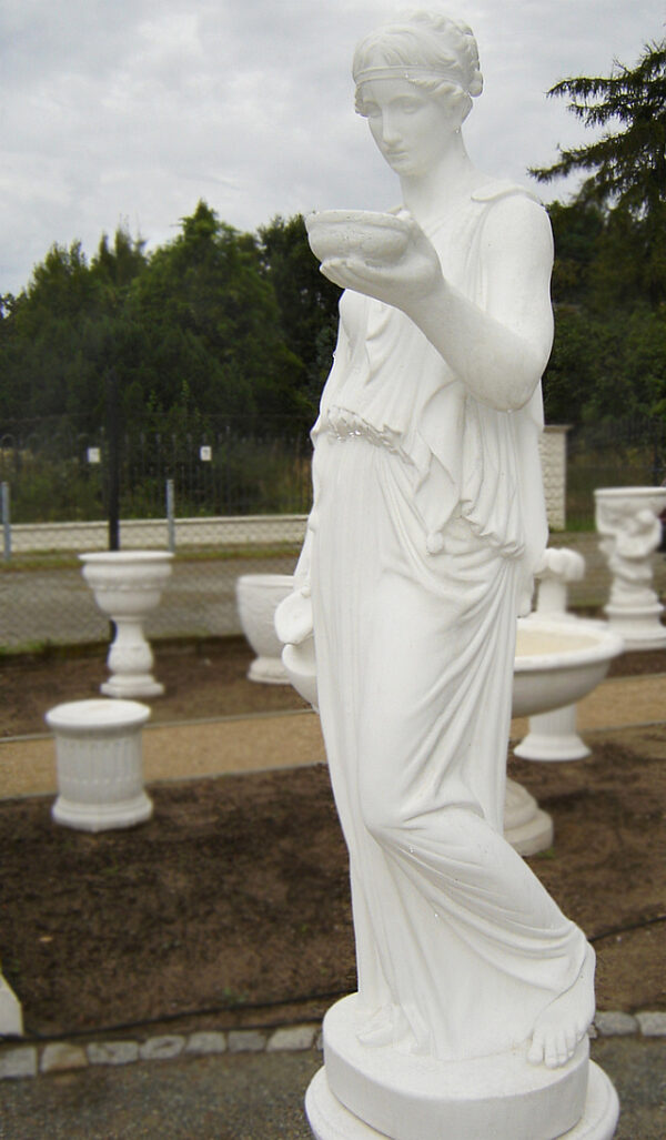 Statue EBE 100 cm weiß